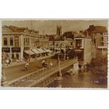 POSTCARDS - TAUNTON, SOMERSET Approximately twenty-four cards, comprising real photographic views of