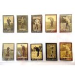 CIGARETTE CARDS - OGDEN'S GUINEA GOLD PHOTOGRAPHIC ISSUES, GOLF comprising James Robb; the late