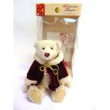 A STEIFF COLLECTOR'S TEDDY BEAR, 'CHRISTMAS TEDDY BEAR' (EAN 037580), white, limited edition 759/