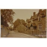 POSTCARDS - DINDER, SOMERSET Thirty-two cards, comprising real photographic views of the Post