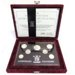 UNITED KINGDOM - ELIZABETH II (1952-2022), SILVER ANNIVERSARY COLLECTION, 1996 comprising seven