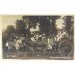 POSTCARDS - THE MENDIPS, SOMERSET Thirty-five cards, comprising real photographic views of the