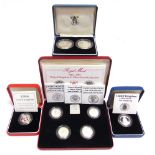 UNITED KINGDOM - ELIZABETH II (1952-2022), ASSORTED SILVER comprising a silver proof one pound