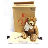 A STEIFF COLLECTOR'S TEDDY BEAR, 'THE ENGLISH TEDDY BEAR' (EAN 660979), brown tipped, with key-