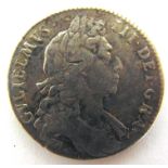 GREAT BRITAIN - WILLIAM III (1694-1702), HALFCROWN, 1696 (OCTAVO).