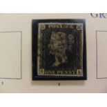 STAMPS - A GREAT BRITAIN COLLECTION including a QV 1d. black, SA, with four margins; 1d. reds, 1/2d.