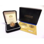 UNITED KINGDOM - ELIZABETH II (1952-2022), SOVEREIGN, 2002 with Golden Jubilee Royal shield reverse,