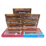 [OO GAUGE]. ELEVEN ASSORTED B.R. COACHES by Mainline (8), Airfix (1), Dapol (1), and G.M.R. (1), all