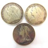 GREAT BRITAIN - ASSORTED SILVER COINAGE comprising a Victoria (1837-1901), crown, 1895 (LIX);