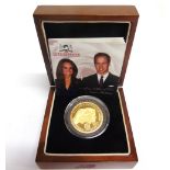 TRISTAN DA CUNHA - ELIZABETH II (1952-2022), 'PRINCE WILLIAM & KATE MIDDLETON' DOUBLE SOVEREIGN,