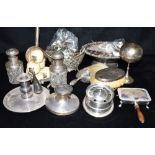 AN EXTENSIVE COLLECTION OF VINTAGE SILVER Epns, metal and other items Condition variable