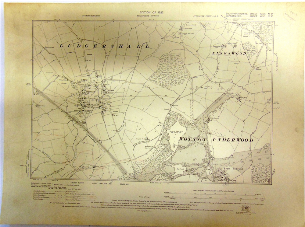 [MAPS]. ORDNANCE SURVEY comprising Slough (Bucks), 1/2500, 1925; Stroud (Glos.), 1/2500, 1936; - Image 3 of 4