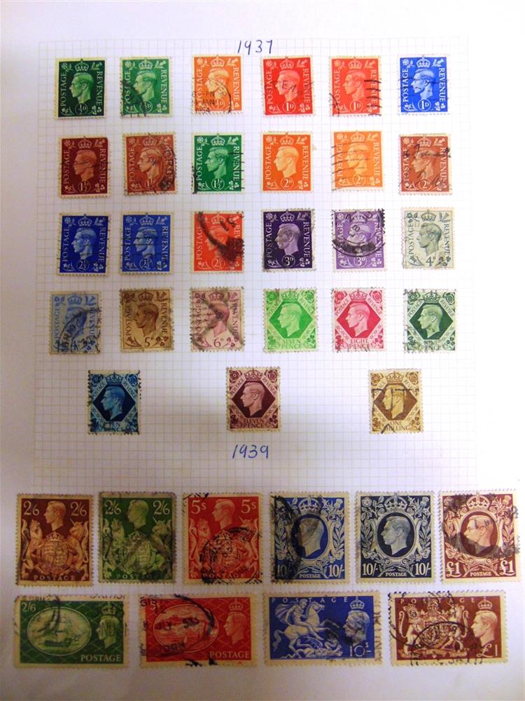 STAMPS - A GREAT BRITAIN & BRITISH COMMONWEALTH COLLECTION including a QV 1d. black, IC, with - Image 4 of 8