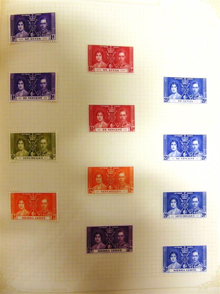 STAMPS - A GREAT BRITAIN & BRITISH COMMONWEALTH COLLECTION including a QV 1d. black, IC, with - Image 8 of 8