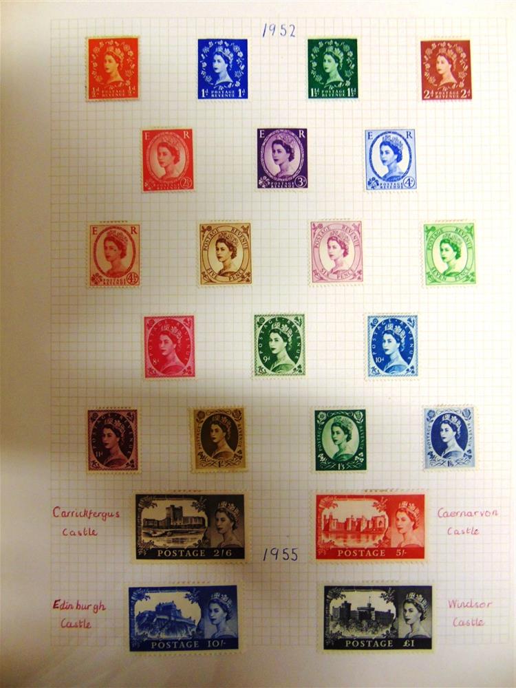 STAMPS - A GREAT BRITAIN & BRITISH COMMONWEALTH COLLECTION including a QV 1d. black, IC, with - Image 5 of 8