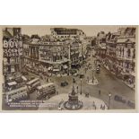 POSTCARDS - LONDON Approximately eighty-seven cards, comprising real photographic views of