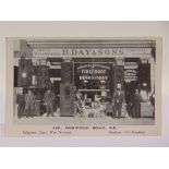 POSTCARDS - LONDON Two printed advertising cards for H. Day & Sons, Norwood, house furnishers,