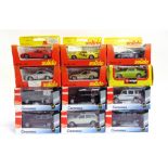 TWELVE 1/43 SCALE DIECAST MODEL VEHICLES by Solido (5), Hongwell Cararama (6), and Bburago (1), each