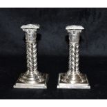 VICTORIAN CORINTHIAN SYTLE CANDELSTICKS Corinthian style capitals heavily decorated with laurel