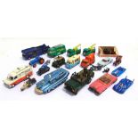 ASSORTED DIECAST MODEL VEHICLES circa 1960s, by Dinky, Corgi, Britains and others, variable