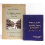 [TOPOGRAPHY]. STOODLEIGH COURT ESTATE, NEAR TIVERTON An auction catalogue, 1925, stiff paper covers,
