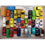THIRTY-SEVEN ASSORTED DIECAST MODEL VEHICLES by Hot Wheels, Matchbox and others, variable condition,