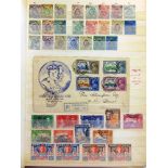 STAMPS - A PART-WORLD COLLECTION including Hong Kong and Great Britain, (stockbook and album).
