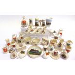 CRESTED CHINA - ASSORTED Thirty-five pieces, including a Corona China piano (Oxford City);