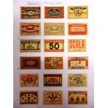 ASSORTED MATCHBOX LABELS circa 1950s-70s, (over 1200; four ring binders).