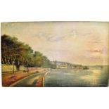 HENRY EDWARD LOCKE (1852-1925) 'The Western Shore, Southampton' Oil on canvas Signed lower left,