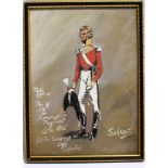 MILITARIA - 'SABREUR' (20TH CENTURY) 'Field Officer, The 13th or Somerset Regiment circa 1805 (later