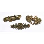 VICTORIAN GOLD & SILVER BROOCHES Three decorative Bi colour gold and silver Victorian brooches.
