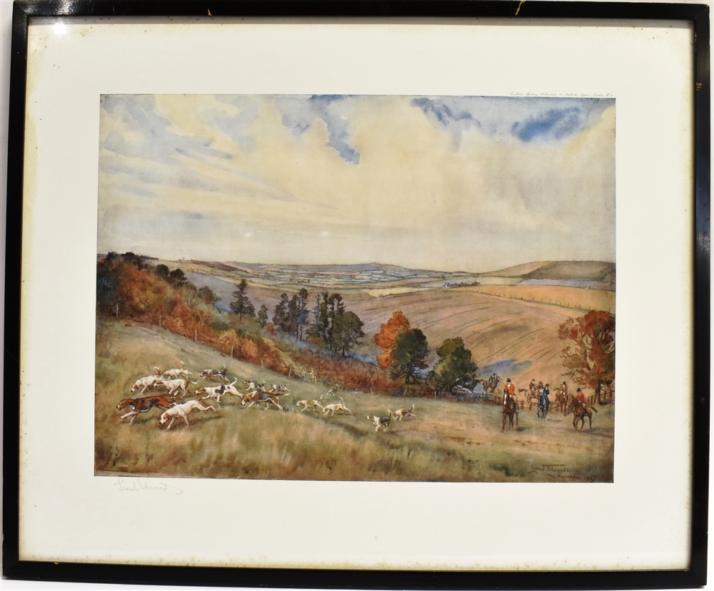 AFTER LIONEL EDWARDS - "The Hambledon, 1947', colour print - Image 2 of 3