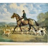 AFTER RAOUL MILLAIS - 'Captain R.E. Wallace-M aster and Huntsman of the Heythrop Hounds, 1952-