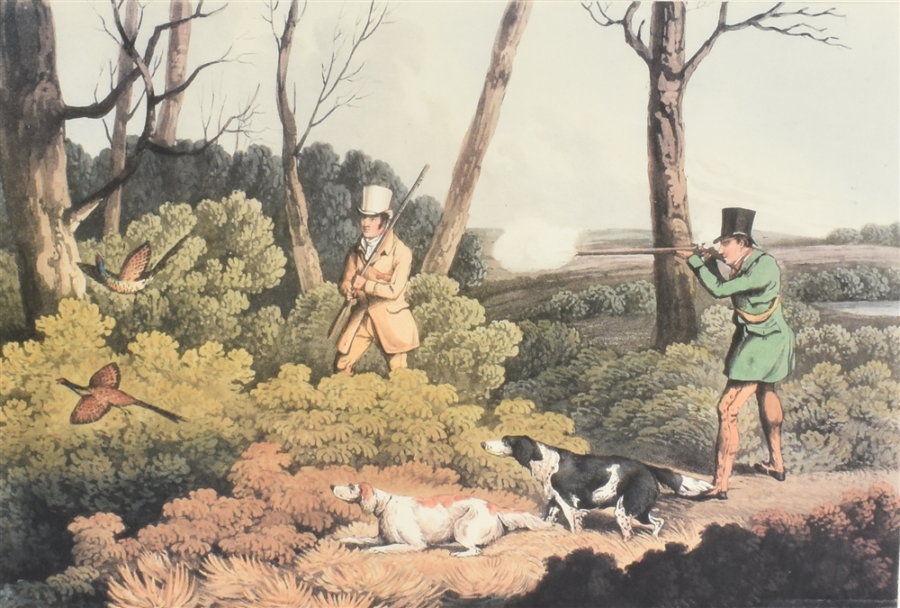 AFTER J.N SARTORIOUS 'Hunting, Plate II, The Chase' Colour print 49.5cm x 59.5 cm and After H. Aiken - Image 4 of 6