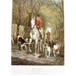 AFTER E.A.S. DOUGLAS Engraved by E.G.Hester 'Morning. Going to cover' and 'Evening. Returning to the