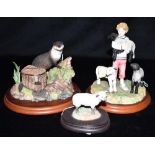 A BORDER FINE ARTS GROUP 'COUNTRY CHARACTERS, THE POACHER, A0003', height 15cm, width 19cm,