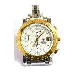 GIRARD-PERREGAUX 7000 GBM CHRONOGRAPH 38.0mm (excluding crown) 18ct gold and stainless steel case,