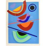 SIR TERRY FROST RA (1915-2003) Blue Circle Colour screenprint Signed in pencil, numbered 89/125,