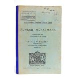 [HISTORY]. INDIA Wikeley, Lt.-Col. J.M. Punjabi Musalmans, second edition, Government of India,