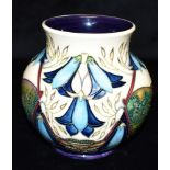 A LIMITED EDITION MOORCROFT POTTERY 'WUTHERING HEIGHTS' PATTERN VASE signed to base Philip Gibson,