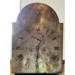 A 19TH CENTURY 8-DAY LONGCASE CLOCK the brass dial inscribed 'Jas Gatward Tonbridge', susidiary