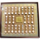 OLYMPIC GAMES - A GAMES OF THE XXIVTH OLYMPIAD SEOUL 1988 COMMEMORATIVE SPOON SET comprising