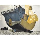 GRAHAM CLARKE (B1941) 'Valiant of Hastings' Woodblock print Signed in pencil 47.5cm x 63cm Condition