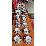 AN EXTENSIVE COLLECTION OF EARLY 19TH CENTURY COALPORT TEA WARES 'New Embossed' in bas relief and