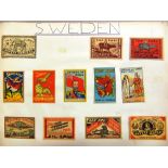 MATCHBOX LABELS - ASSORTED most mid 20th century, (stockbook, book and loose).