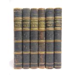 [TOPOGRAPHY]. LONDON Knight, Charles. London, six volumes, Knight, London, 1841-44, half black