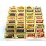 THIRTY-THREE LLEDO DIECAST MODEL BUSES all promotional issues, each mint or near mint and boxed.