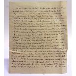 [DOCUMENTS]. THE SIEGE OF LUCKNOW (1857), INDIA A manuscript note, undated [19th century] and