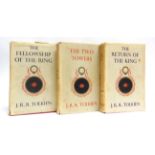 [CLASSIC LITERATURE]. Tolkien, J.R.R. The Lord of the Rings, three volumes, comprising The